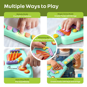 R for Rabbit Orapple Funtunes Musical Guitar Toy (12+ Months) - Musical Toys