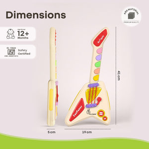 R for Rabbit Orapple Funtunes Musical Guitar Toy (12+ Months) - Musical Toys