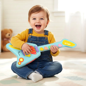 R for Rabbit Orapple Funtunes Musical Guitar Toy (12+ Months) - Musical Toys