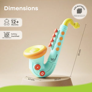 R for Rabbit Orapple Funtunes Musical Saxophone – BIS Certified - Musical Toys