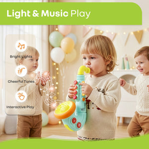 R for Rabbit Orapple Funtunes Musical Saxophone – BIS Certified - Musical Toys