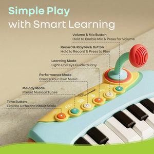 R for Rabbit Orapple Funtunes Piano Musical Toy (12+ Months) - Musical Toys