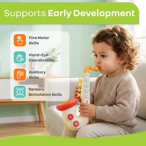 R for Rabbit Orapple Funtunes Saxophone Musical Toy (12+ Months) - Musical Toys