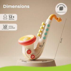 R for Rabbit Orapple Funtunes Saxophone Musical Toy (12+ Months) - Musical Toys