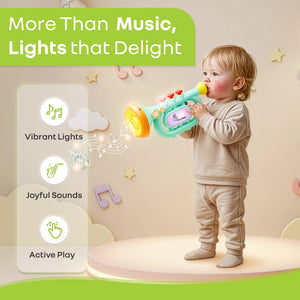 R for Rabbit Orapple Funtunes Trumpet – BIS Certified Musical Toy - Musical Toys