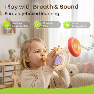 R for Rabbit Orapple Funtunes Trumpet Kids Musical Toy (BIS Certified) - Musical Toys