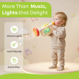 R for Rabbit Orapple Funtunes Trumpet Kids Musical Toy (BIS Certified) - Musical Toys