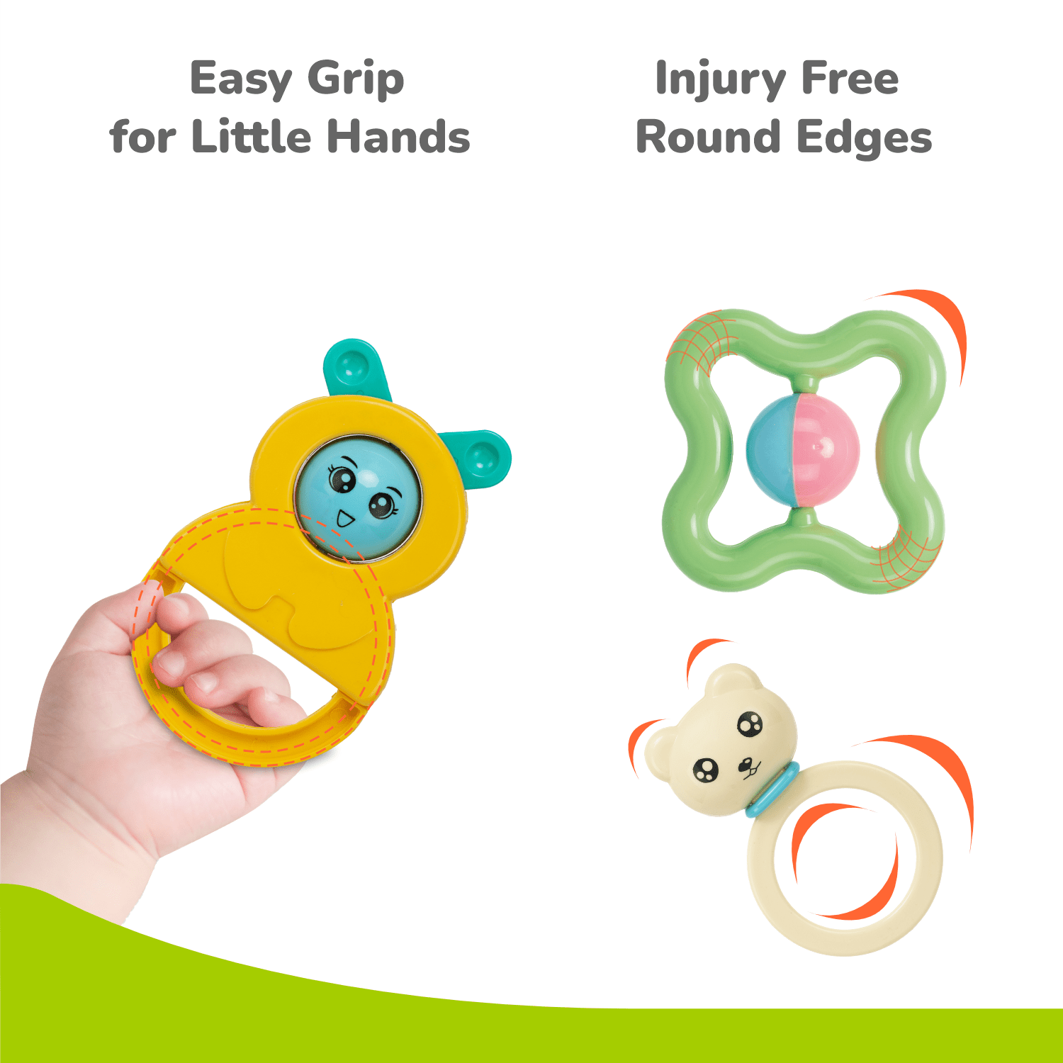 R for Rabbit Orapple Jingle Joy - Rattles