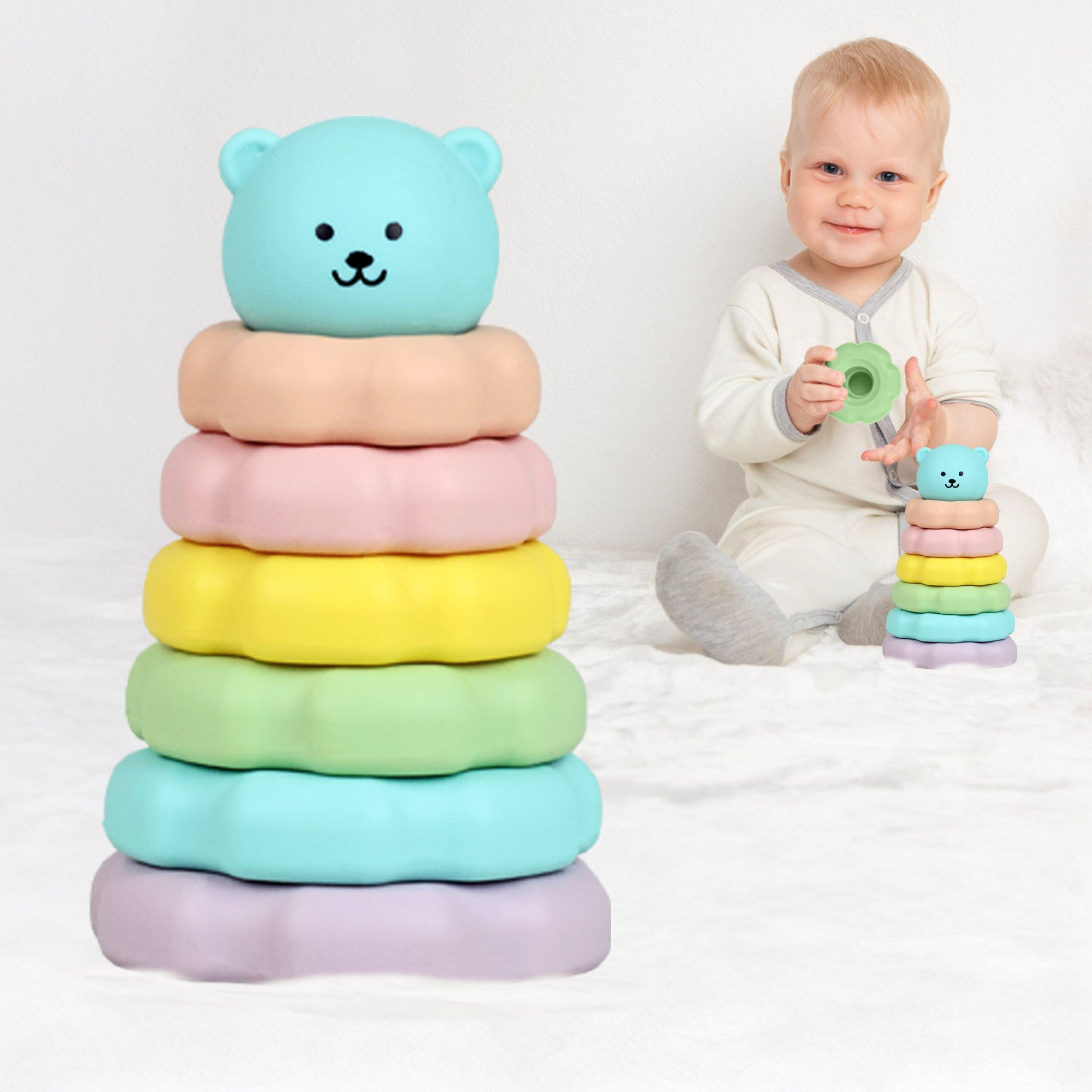R for Rabbit Orapple Teddy Stacker - Stacker
