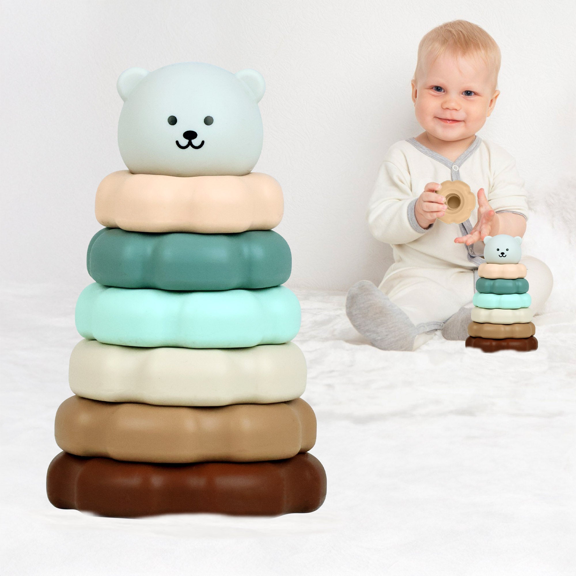 R for Rabbit Orapple Teddy Stacker - Stacker