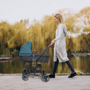 R for Rabbit Paradise Stroller - Bottle Green - Baby Stroller & Prams