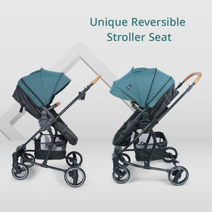 R for Rabbit Paradise Stroller - Bottle Green - Baby Stroller & Prams