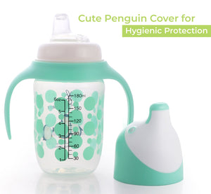 R for Rabbit Penguin - Green - Sippers