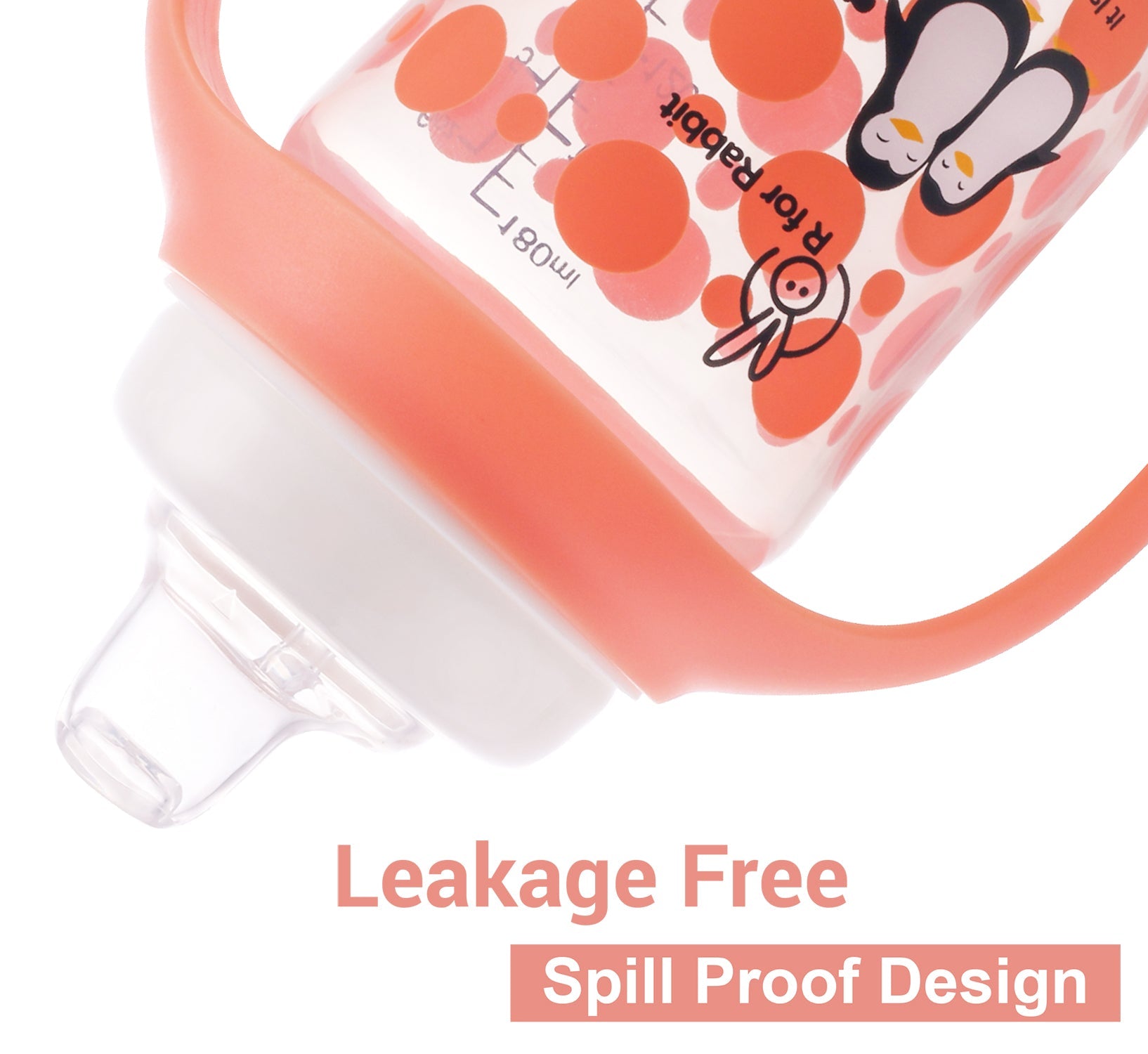 R for Rabbit Penguin - Orange - Sippers