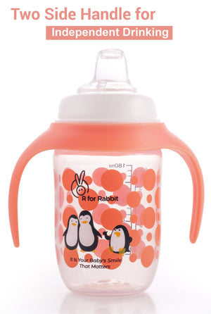 R for Rabbit Penguin - Orange - Sippers