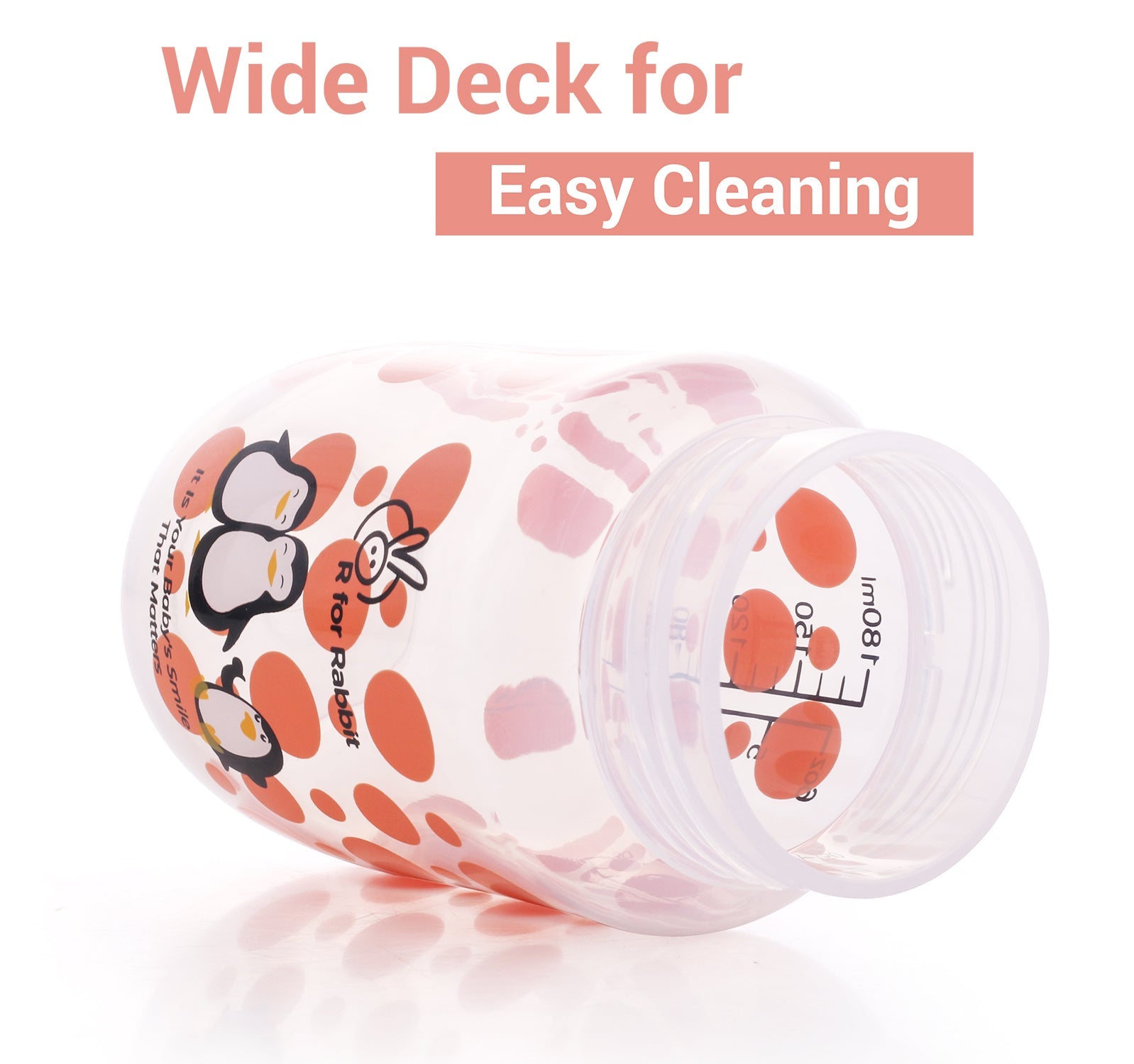 R for Rabbit Penguin - Orange - Sippers