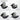R for Rabbit Picaboo - Black Grey - ICPBBG1