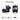 R for Rabbit Picaboo Grand 4 In 1 Multi Purpose Baby Car Seat - Black Grey - ICPBBG2