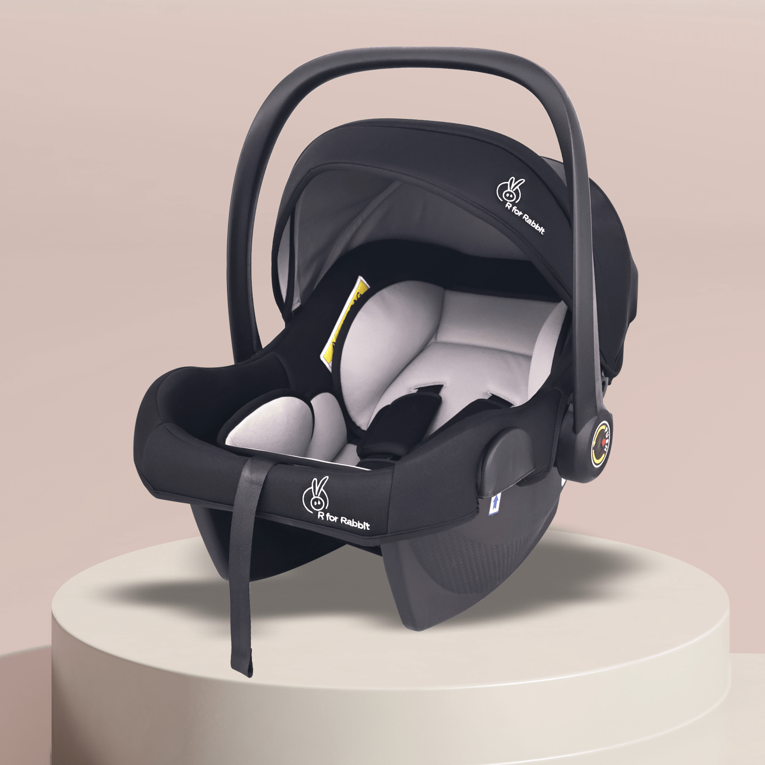 R for Rabbit Picaboo NXG Car Seat Black Grey Baby Gear - Baby Car Safety Seat