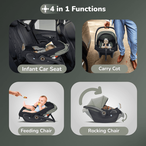 R for Rabbit Picaboo NXG Car Seat Green Black Baby Gear - Car Seat