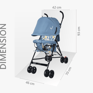 R for Rabbit Pixie Buggy - 24.5cms x 21.5cms x 109cms Baby Stroller & Prams