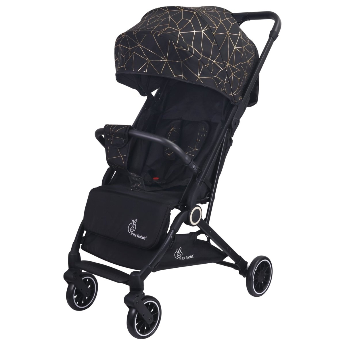 R for Rabbit Pocket Air Stroller- Black - STPABL01