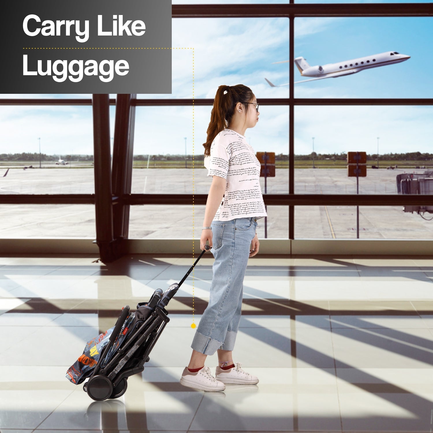 R for Rabbit Pocket Stroller Lite Baby Stroller - Grey - Baby Stroller & Prams