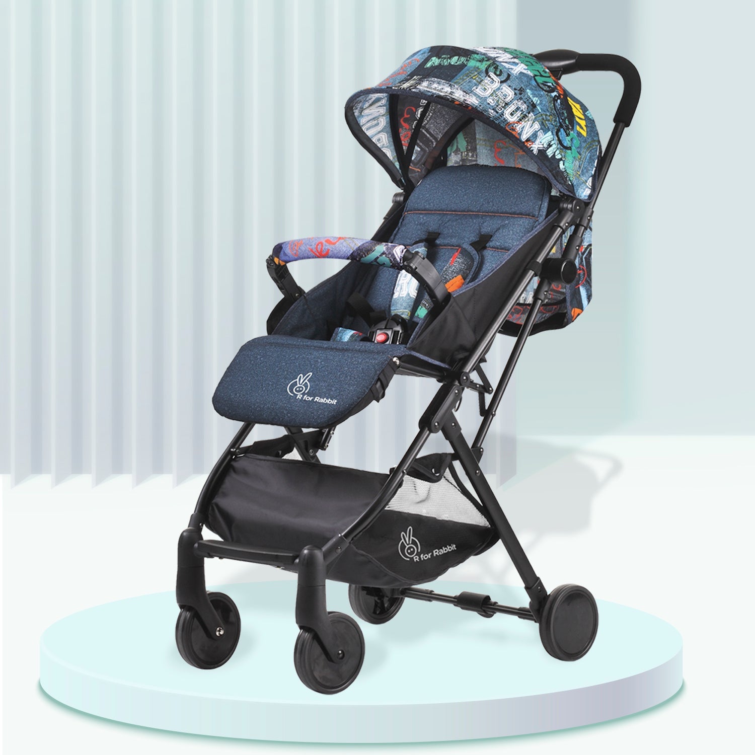 R for Rabbit Pocket Stroller Lite Baby Stroller - Grey - Baby Stroller & Prams
