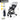 R for Rabbit Pocket Stroller Lite - Black White - Baby Stroller & Prams
