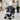 R for Rabbit Poppins Joy Cute Stroller For Kids - Black Grey - Baby Stroller & Prams
