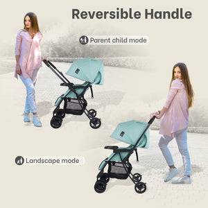 R for Rabbit Poppins Joy Stroller Green Black Baby Gear - Baby Stroller & Prams