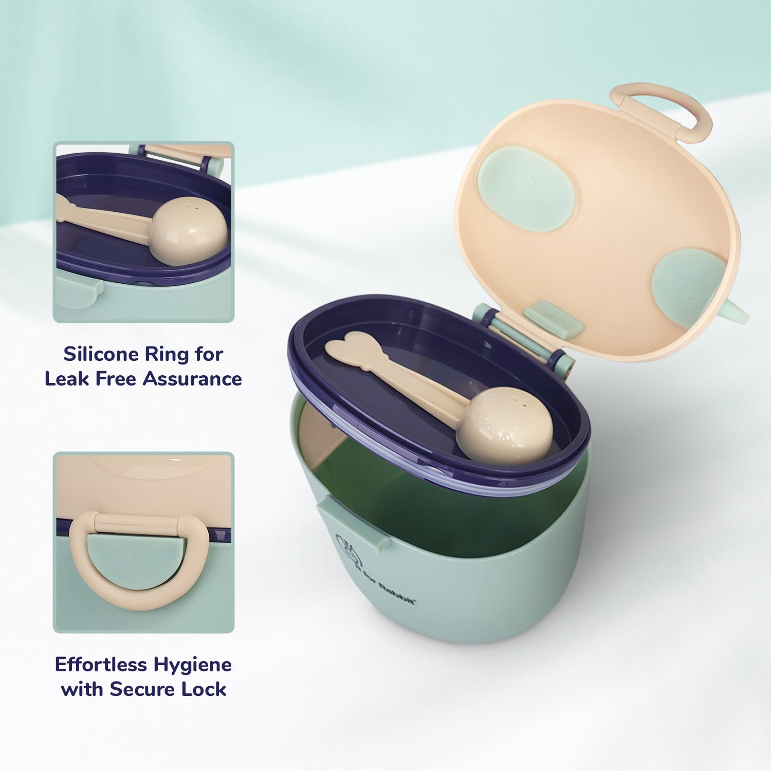 R for Rabbit Portable First Feed Crescent Box - MBFFCG04