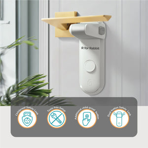 R For Rabbit Protector Plus Door Handle Stopper - SYPPDHSW2
