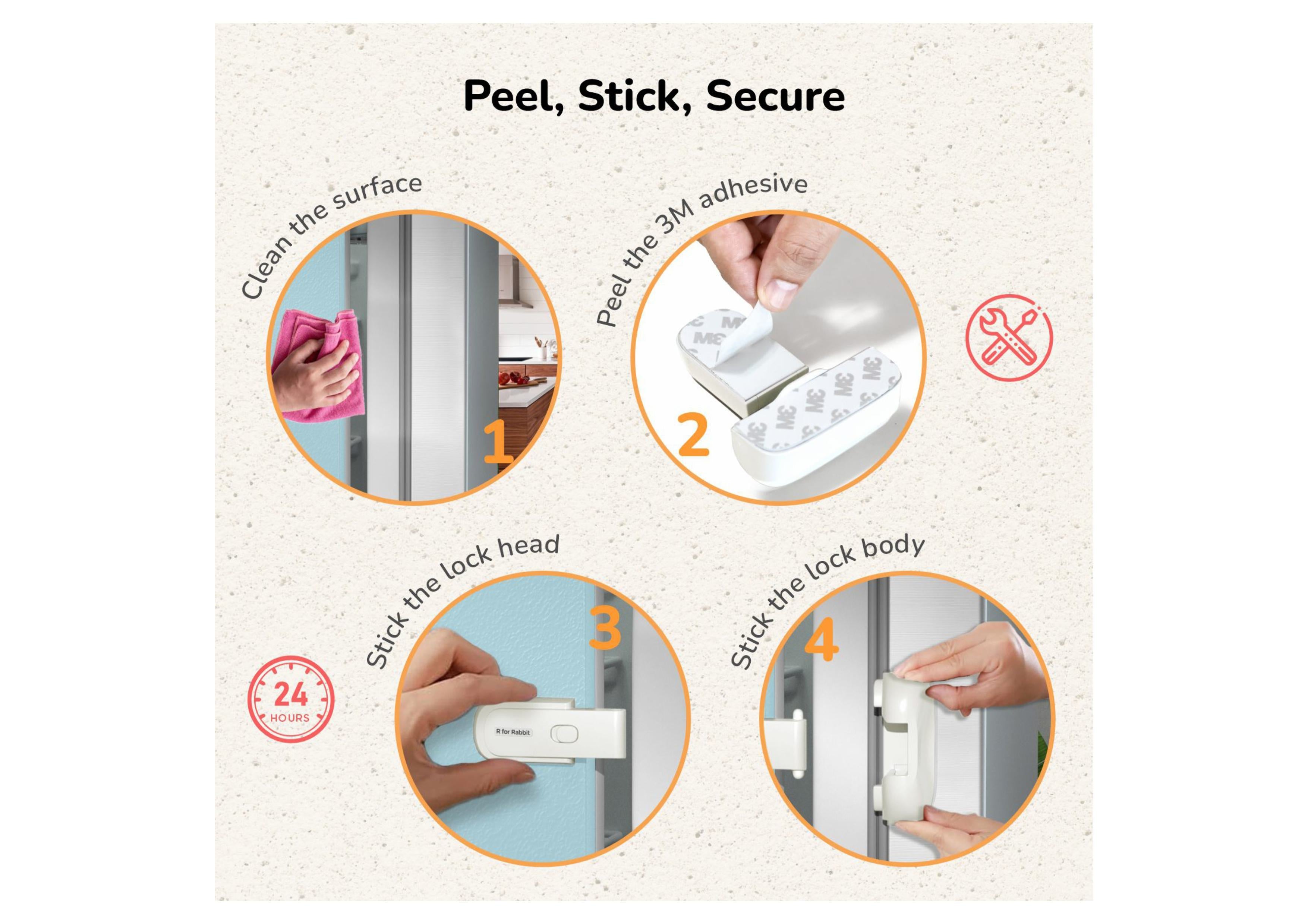 R For Rabbit Protector Plus Fridge Locker - SYPPFLW2