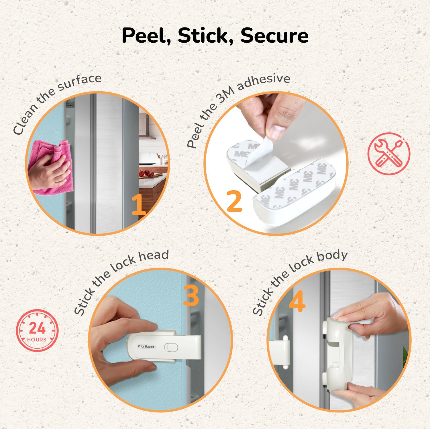 R For Rabbit Protector Plus Fridge Locker - SYPPFLW2