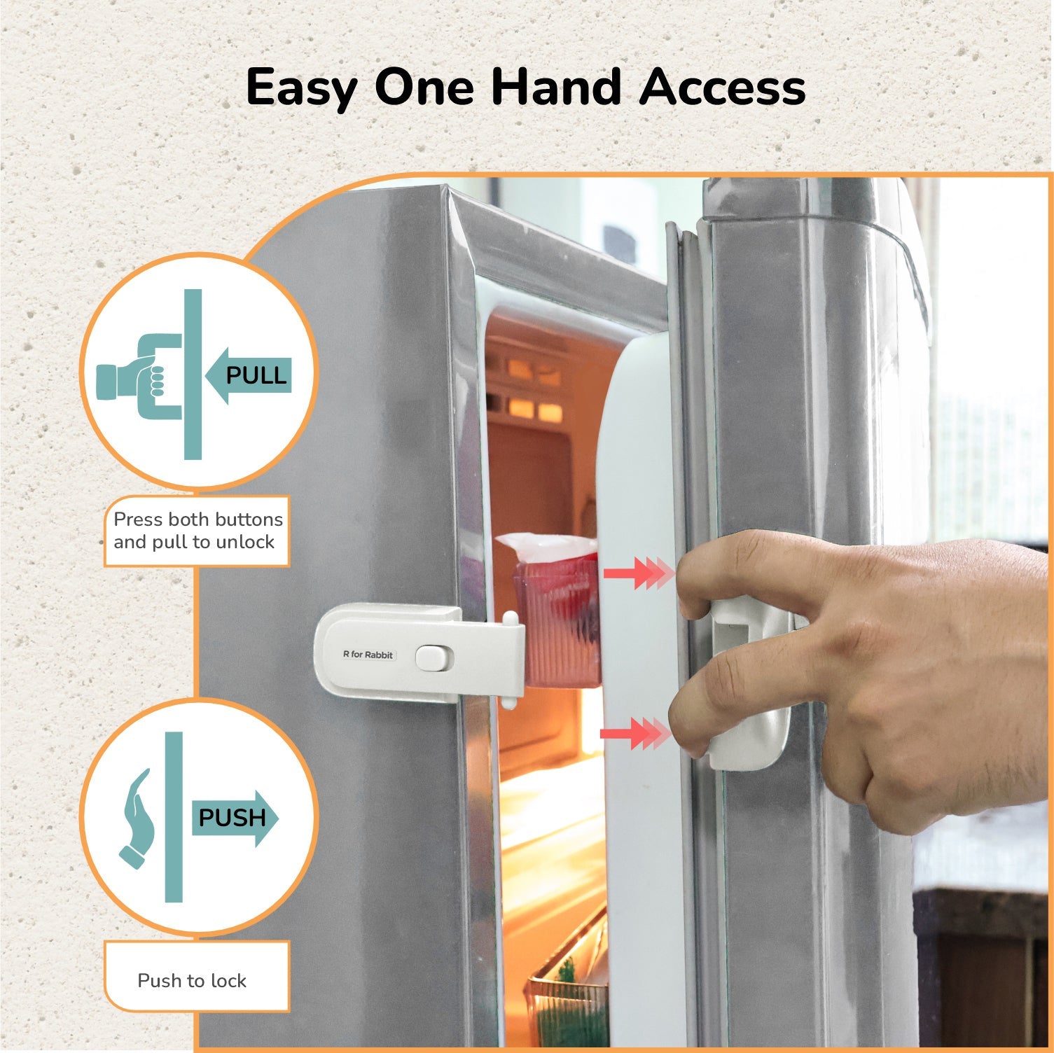 R For Rabbit Protector Plus Fridge Locker - SYPPFLW2
