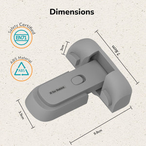 R For Rabbit Protector Plus Fridge Locker - Grey - SYPPFLG2