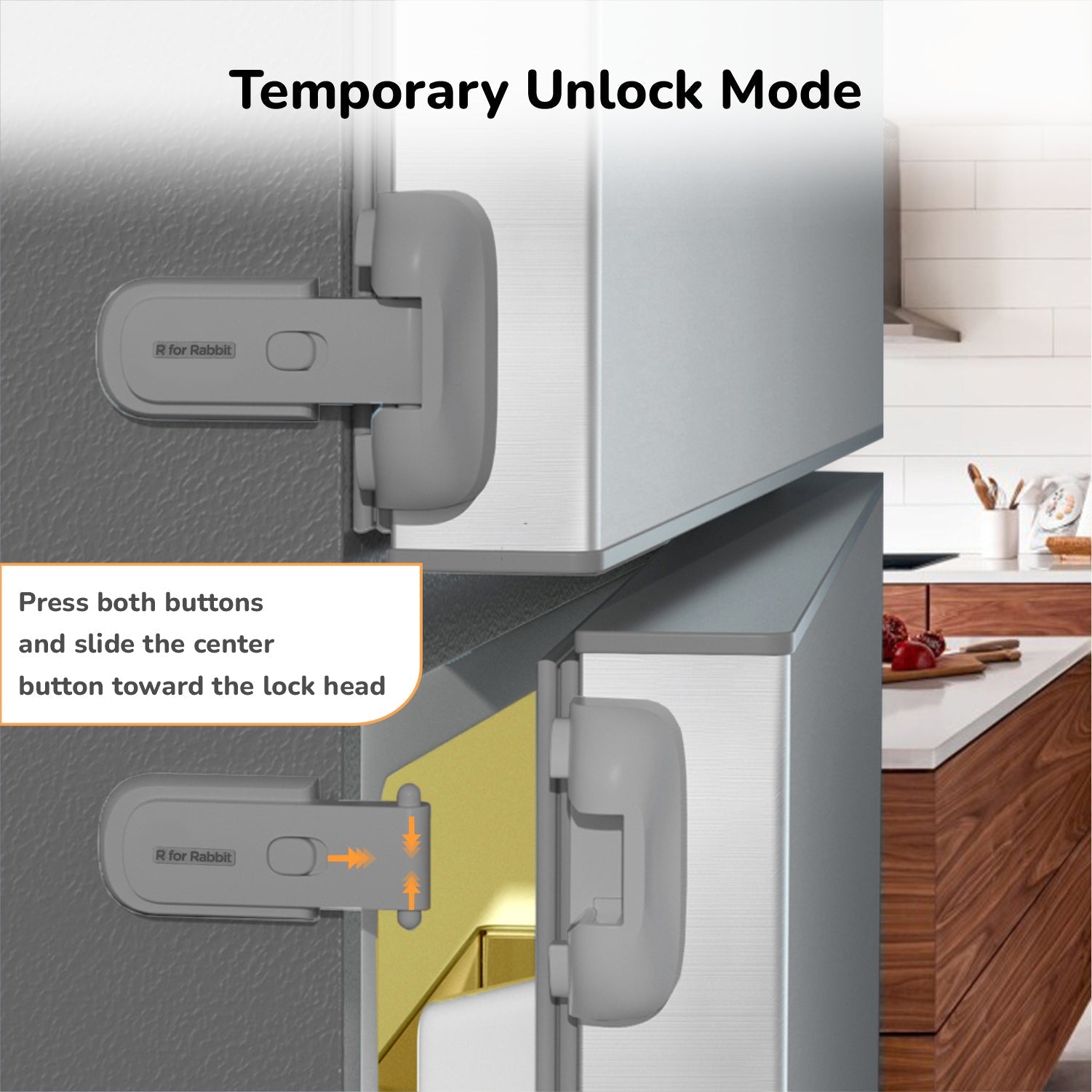 R For Rabbit Protector Plus Fridge Locker - Grey - SYPPFLG2