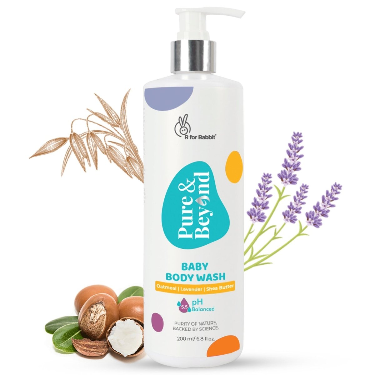 R For Rabbit Pure & Beyond Baby Head to Toe Wash - Oatmeal | 400 ml - BWHTOM4001