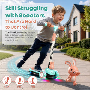 R for Rabbit Road Runner Bunny Kids Scooter - Scooter
