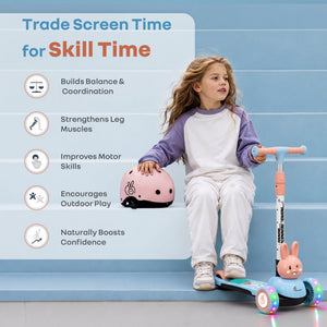 R for Rabbit Road Runner Bunny Kids Scooter - Scooter