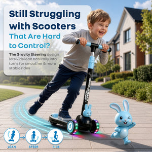 R for Rabbit Road Runner Bunny Kids Scooter - Scooter