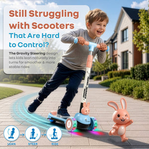 R for Rabbit Road Runner Bunny Kids Scooter - Scooter