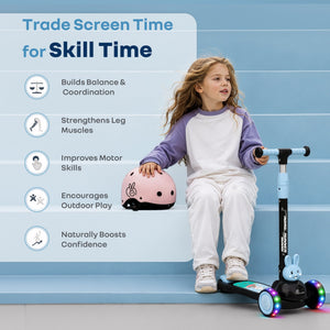 R for Rabbit Road Runner Bunny Kids Scooter - Scooter