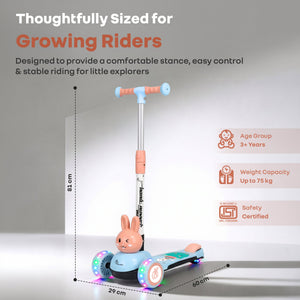R for Rabbit Road Runner Bunny Kids Scooter - Scooter
