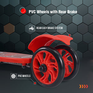 R for Rabbit Road Runner Drift - Red Black - Scooter