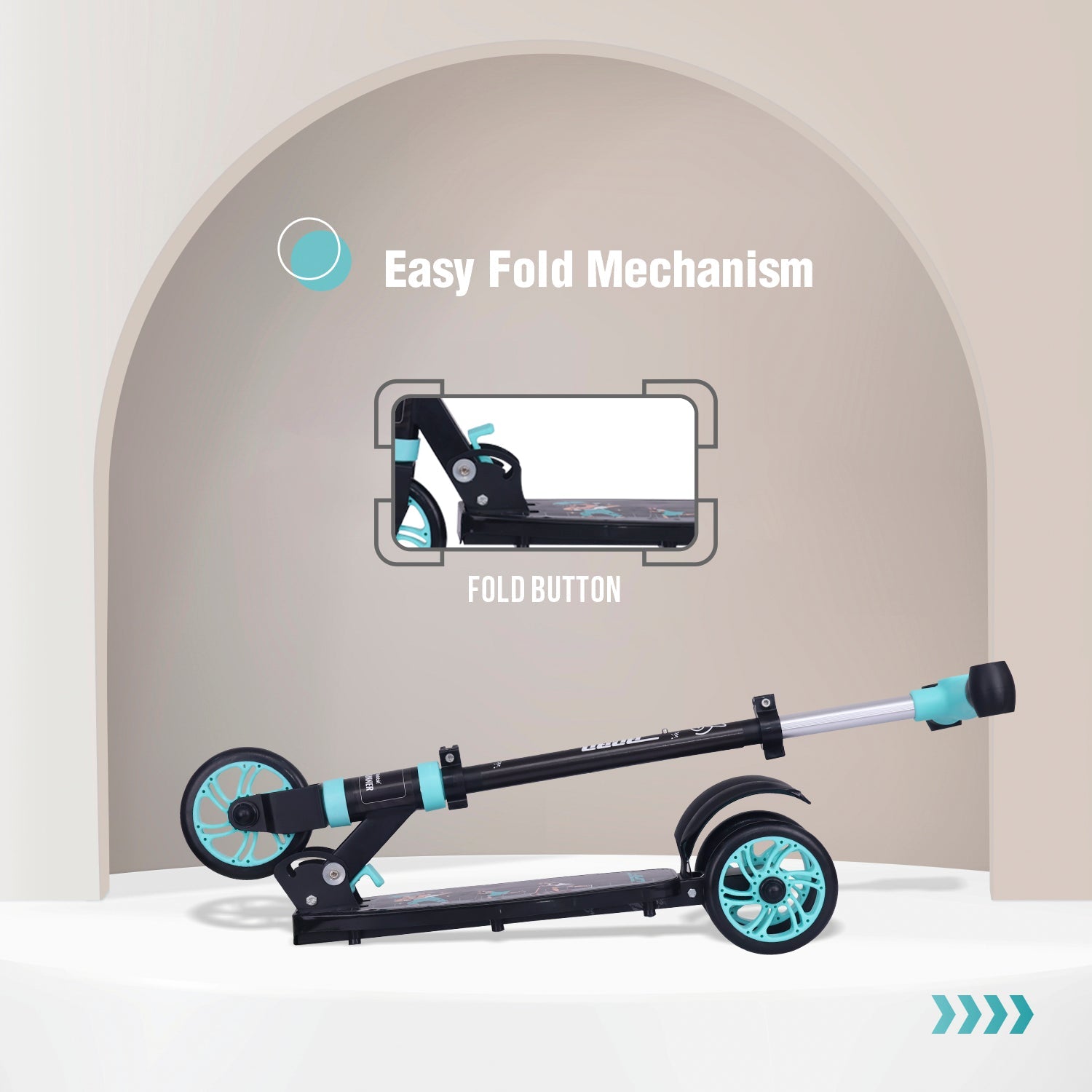 R for Rabbit Road Runner Drift Scooter - Lake Blue - Scooter