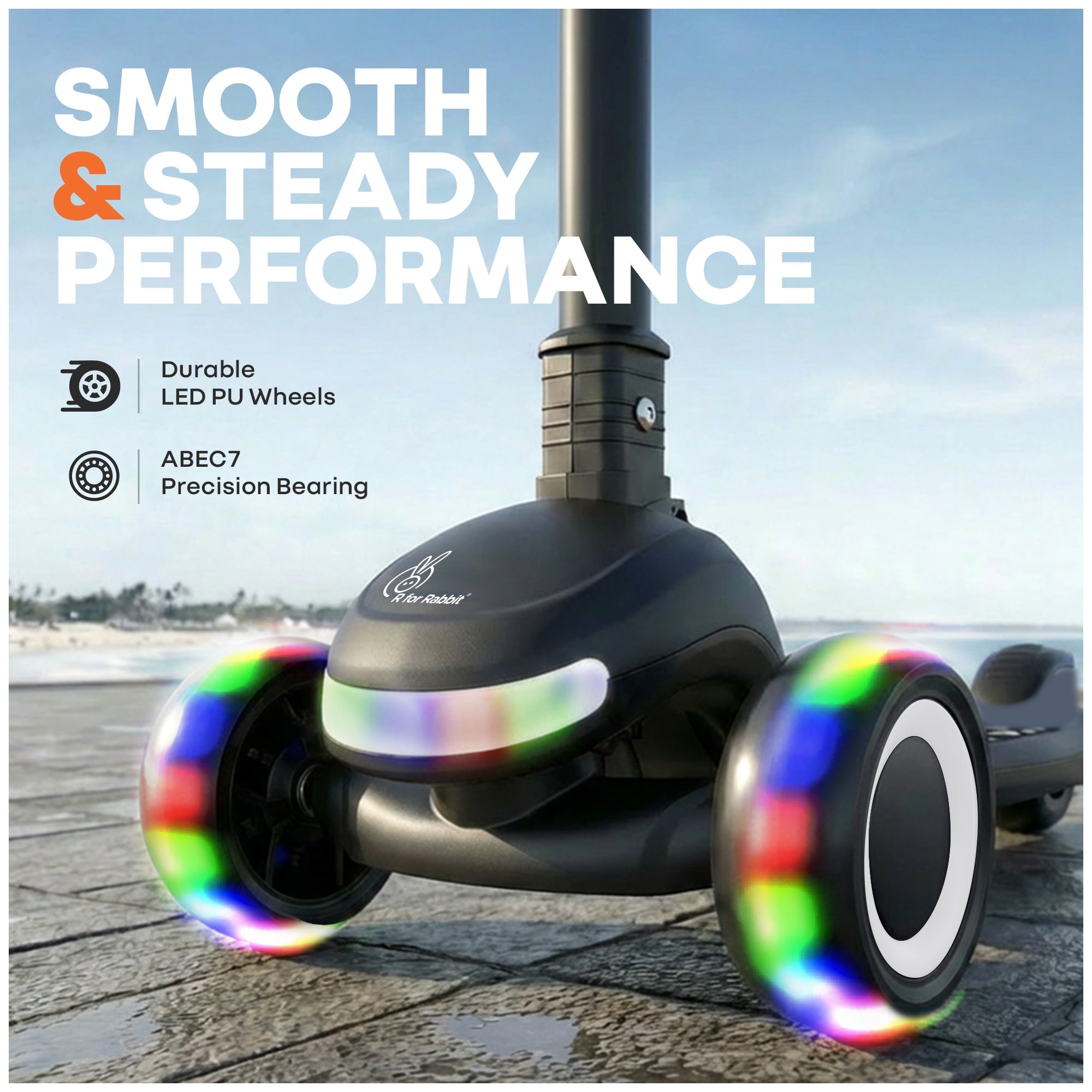 R for Rabbit Road Runner Jazz Foldable Kids Scooter - Scooter