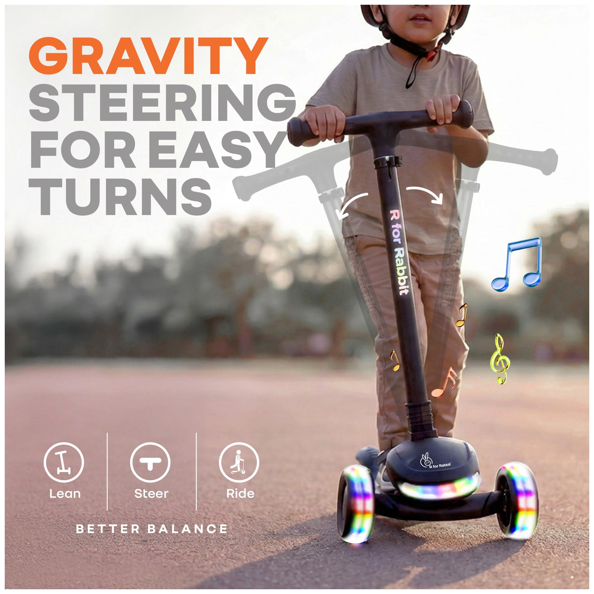 R for Rabbit Road Runner Jazz Foldable Kids Scooter - Scooter