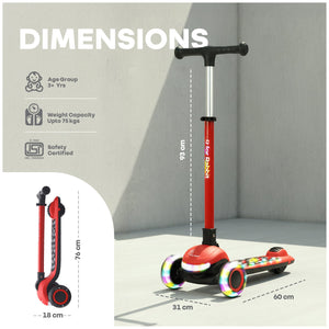 R for Rabbit Road Runner Jazz LED Wheels Kids Scooter - Scooter